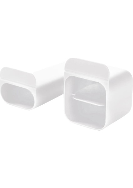 Beyaz Stil 2 Adet Dikdörtgen Masaüstü Saklama Kutusu Bilgisayar Monitörü Cep Kalemlik Ev Ofis Kırtasiye Depolama Organizatör Kalemlik (Yurt Dışından)