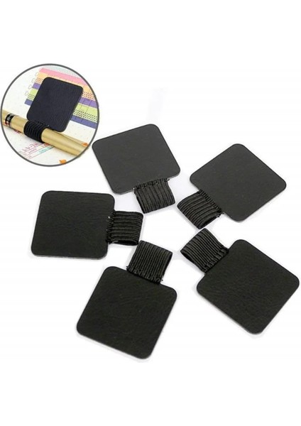 A-2 Adet Gri Stil Tr Tutacağı Kendinden Yapışkanlı Pu Deri Kalemlik Elastik Döngü Kalem Klipsi Defter Günlük Planlayıcıları Kırtasiye Düzenleyici (Yurt Dışından) fırsatları