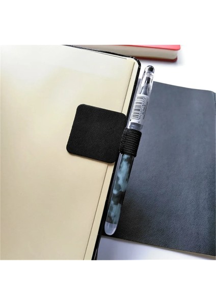 A-2 Adet Gri Stil Tr Tutacağı Kendinden Yapışkanlı Pu Deri Kalemlik Elastik Döngü Kalem Klipsi Defter Günlük Planlayıcıları Kırtasiye Düzenleyici (Yurt Dışından) indirimleri