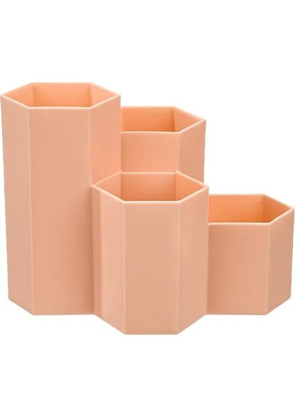 Koyu Pembe Tarzı Büyük Kapasiteli Masa Kalemlik Kalem Saklama Kutusu Okul Ofis Kırtasiye Kalemler Depolama Fırça Standı Saklama Kutusu (Yurt Dışından)