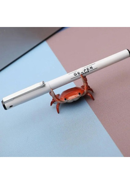 Kırmızı Stil Yaratıcı Sevimli Yengeç Kalemlik Halter Yengeçler Kalemlik Braketi Depolama Rafı Hediye Kırtasiye (Yurt Dışından) fırsatları