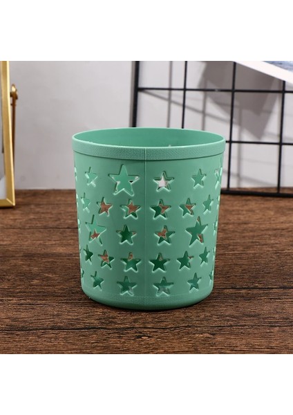 Yeşil Stil Boş Yıldız Fırça Kalem Kalem Pot Tutucu Konteyner Masa Düzenleyici Dekor Fırça Kupası (Yurt Dışından)