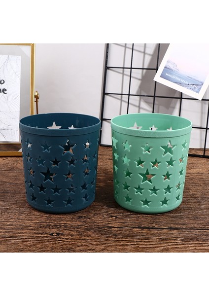 Yeşil Stil Boş Yıldız Fırça Kalem Kalem Pot Tutucu Konteyner Masa Düzenleyici Dekor Fırça Kupası (Yurt Dışından) fırsatları