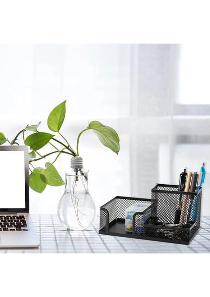 Altın Tarzı Et Metal Masa Organizasyon Kalemlik Organizatör Ofis Kalemlik Çok Fonksiyonlu Depolama Black Metal Mesh (Yurt Dışından) fırsatları