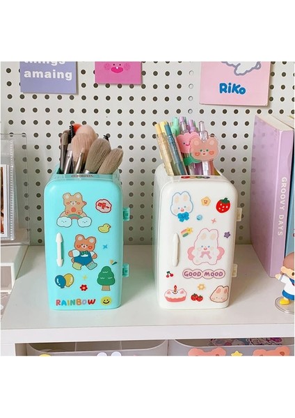 Etiket C Tarzı Kawaii Organizatör Buzdolabı Kalemlik Öğrenci Sevimli Büyük Kapasiteli Masaüstü Organizatör Depolama Yaratıcı Tüp Tatlı Kalem Kutusu (Yurt Dışından) indirimleri