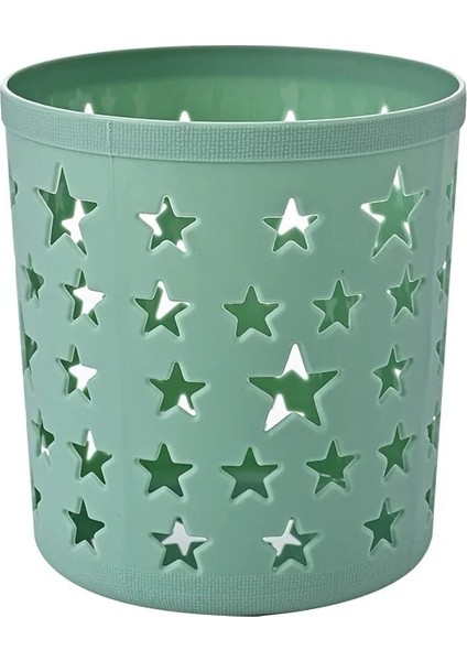 Açık Yeşil Tarzı Yaratıcı Boş Yıldız Kalem Kalemlik Tutacağı Fırça Saklama Kabı Masa Düzenleyici Plastik Kırtasiye Kalemlik Ofis Malzemeleri (Yurt Dışından)