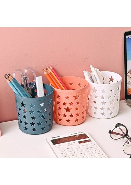 Açık Yeşil Tarzı Yaratıcı Boş Yıldız Kalem Kalemlik Tutacağı Fırça Saklama Kabı Masa Düzenleyici Plastik Kırtasiye Kalemlik Ofis Malzemeleri (Yurt Dışından) fiyatları