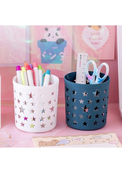 Veya Stil Yaratıcı Boş Yıldız Kalem Kalemlik Tutacağı Fırça Saklama Kabı Masa Düzenleyici Plastik Kırtasiye Kalemlik Ofis Malzemeleri (Yurt Dışından) indirimleri