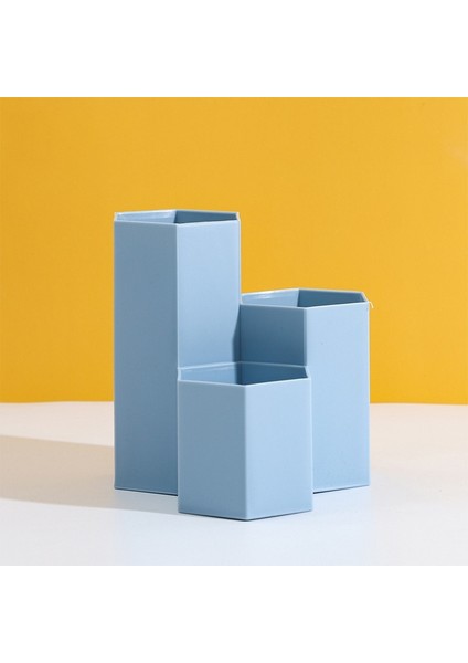 B Tarzı Büyük Kapasiteli Masa Kalemlik Kalem Makyaj Saklama Kutusu Masaüstü Organizatör Standı Kılıf Okul Ofis Kırtasiye Стакан Для Кистей (Yurt Dışından)