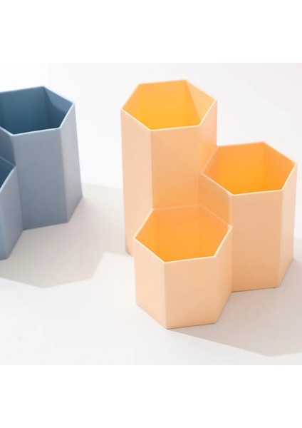 B Tarzı Büyük Kapasiteli Masa Kalemlik Kalem Makyaj Saklama Kutusu Masaüstü Organizatör Standı Kılıf Okul Ofis Kırtasiye Стакан Для Кистей (Yurt Dışından) indirimleri