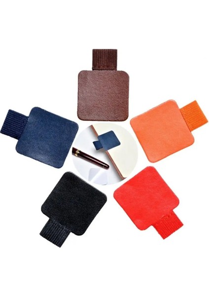 2 Adet Kırmızı Stil Tr Tutacağı Kendinden Yapışkanlı Pu Deri Kalemlik Elastik Döngü Kalem Klipsi Defter Günlük Planlayıcıları Kırtasiye Düzenleyici (Yurt Dışından) modelleri