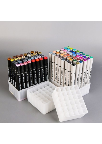 No.30 Tarzı R9UA Yuvaları Marker Kalem Depolama Tutucu Fırça Kalemlik Raf Masa Standı Organizatör (Yurt Dışından) indirimleri