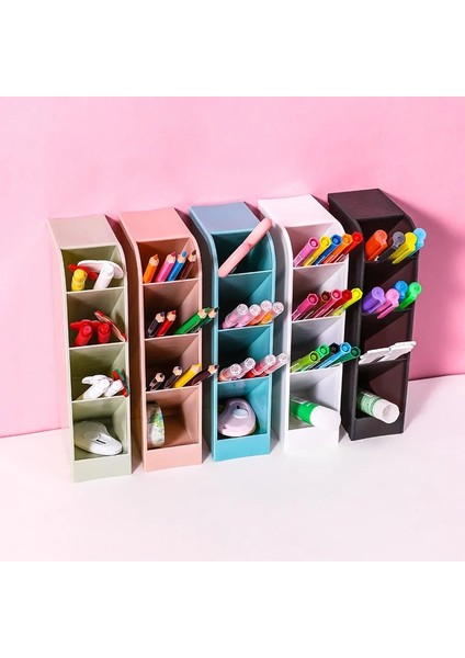 Yeşil Stil Kalemler Için Masa Düzenleyici Depolama Fırça Standı Masa Kalemlik Okul Malzemeleri Için Kawaii Kırtasiye Ofis Makyaj Saklama Kutusu (Yurt Dışından) fiyatları