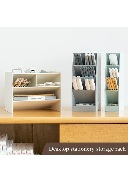 G Tarzı Çok Fonksiyonlu Büyük Kapasiteli Masa Kalemlik Kalem Makyaj Saklama Kutusu 4 Izgara Masaüstü Organizatör Standı Durumda Ofis Kırtasiye (Yurt Dışından) fiyatları