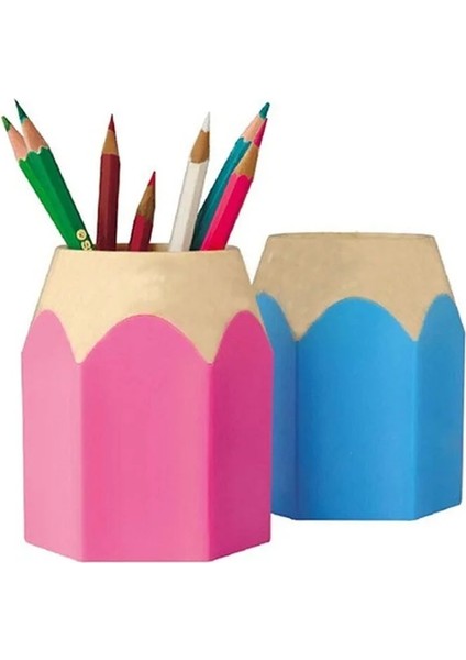 Kırmızı Stil Yaratıcı Kalem Vazo Kalem Pot Makyaj Fırçası Tutucu Kırtasiye Masası Düzenli Plastik Masa Düzenleyici Konteyner Okul Ofis Malzemeleri (Yurt Dışından) modelleri