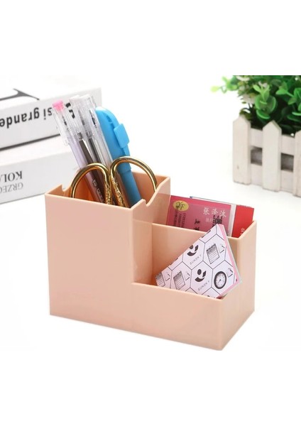 Pembe Tarzı Çok Fonksiyonlu Masaüstü Kalemlik Ofis Okul Saklama Kutusu Renkli Plastik Kutu Masa Kalemi Kalem Organizatör Cep Telefonu Braketi (Yurt Dışından) modelleri