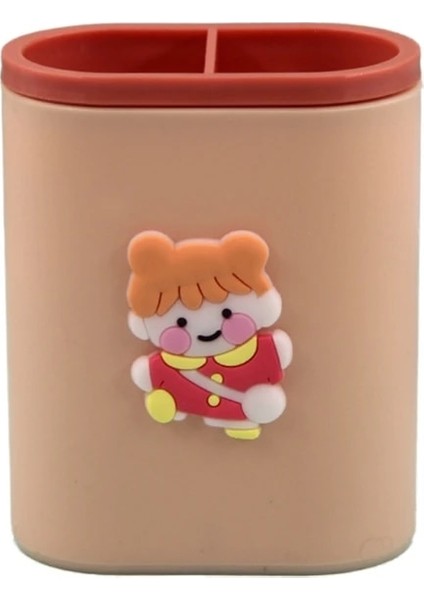 Küçük Kız Tarzı Büyük Kapasiteli Çalışma Masası Kalem Organizatör Tutucu Makyaj Araçları Organizatör Tutucu Ev Ofis Masası Için Uzaktan Caddy Tutucu (Yurt Dışından)