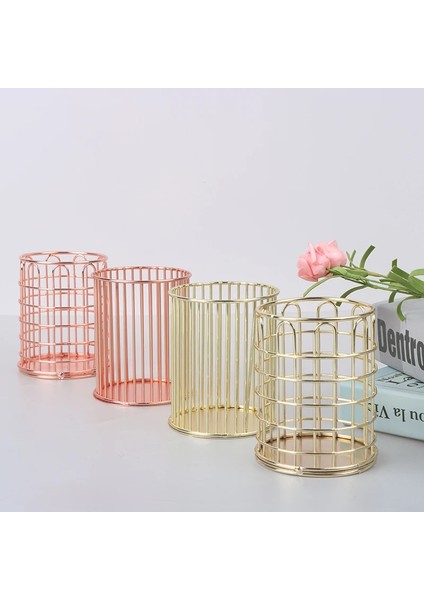 Stil2-Gd Stili 1 Adet Içi Boş Kalem Kalem Pot Tutucu Masaüstü Kalem Konteyner Ofis Okul Saklama Kutusu Masa Kalem Organizatör Makyaj Fırçaları Depolama (Yurt Dışından) fırsatları