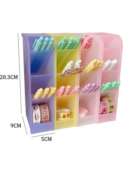 Gri Tarzı Plasticmetal Kalemlik Ofis Organizatör Kozmetik Kare Kalem Kalem Standı Sahipleri Kırtasiye Konteyner Ofis Okul Malzemeleri (Yurt Dışından) fiyatları