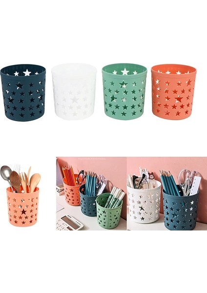 Koyu Gri Tarzı Plasticmetal Kalemlik Ofis Organizatör Kozmetik Kare Kalem Kalem Standı Sahipleri Kırtasiye Konteyner Ofis Okul Malzemeleri (Yurt Dışından) modelleri