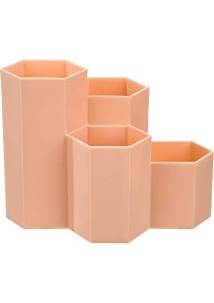 Koyu Pembe Tarzı Büyük Kapasiteli Masa Kalemlik Kalem Saklama Kutusu Okul Ofis Kırtasiye Kalemler Depolama Fırça Standı Saklama Kutusu (Yurt Dışından)