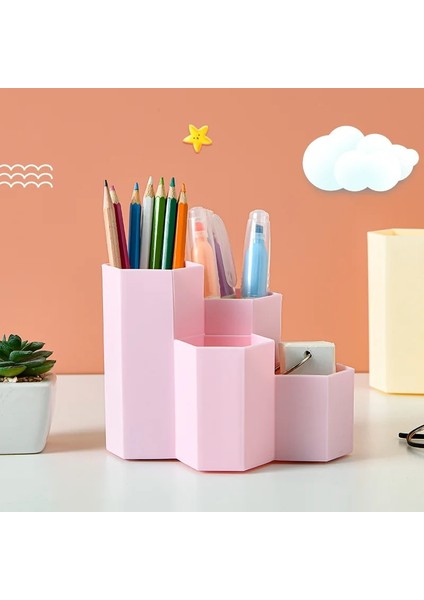 Koyu Pembe Tarzı Büyük Kapasiteli Masa Kalemlik Kalem Saklama Kutusu Okul Ofis Kırtasiye Kalemler Depolama Fırça Standı Saklama Kutusu (Yurt Dışından) modelleri