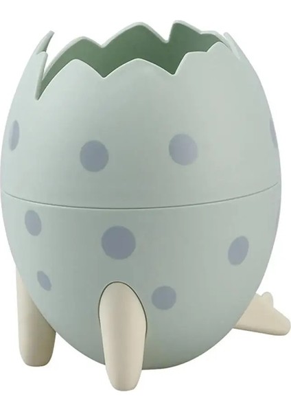 Yeşil Stil 1 Adet Sevimli Yuvarlak Dinozor Yumurta Plastik Kalemlik Standı Ofis Masası Organizatör Kalem Pot Konteyner Kırtasiye Saklama Kutusu Çocuklar Hediye (Yurt Dışından)
