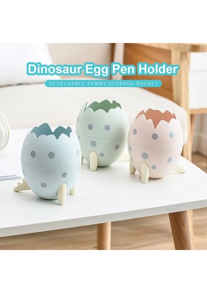 Yeşil Stil 1 Adet Sevimli Yuvarlak Dinozor Yumurta Plastik Kalemlik Standı Ofis Masası Organizatör Kalem Pot Konteyner Kırtasiye Saklama Kutusu Çocuklar Hediye (Yurt Dışından) fiyatları