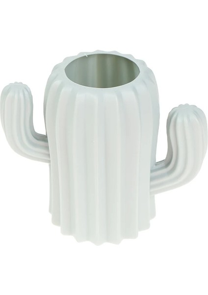 Açık Yeşil Tarzı Kalemlik Öğrenci Kırtasiye Masaüstü Kaktüs Masası Çok Işlevli Saklama Kutusu (Yurt Dışından)