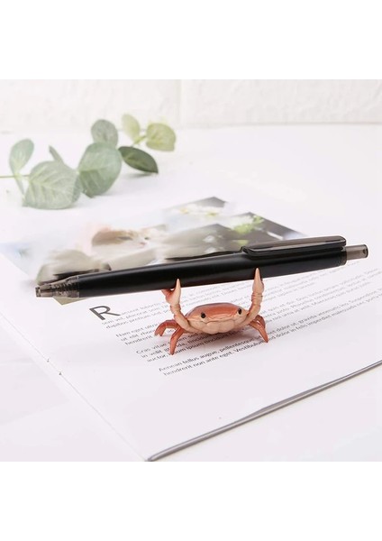 Mor Tarzı Yeni Japon Yaratıcı Sevimli Yengeç Kalemlik Halter Yengeçler Kalemlik Braketi Depolama Rafı Hediye Kırtasiye (Yurt Dışından) modelleri