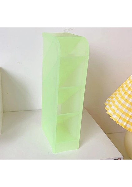 Nt1 Stili Eğik Takılı 4 Izgara Ofis Okul Saklama Kutusu Masa Kalemi Kalem Organizatör Için Çok Fonksiyonlu Masaüstü Kalemlik (Yurt Dışından)