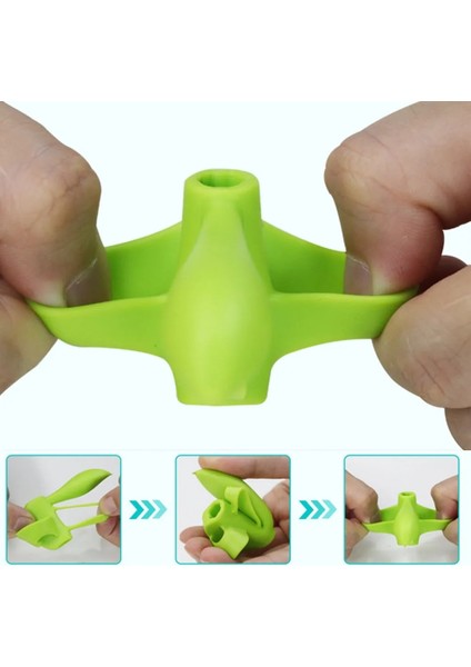 1 Adet 3 Parmak Yeşil Stil Ute Silikon Kalemlik Parmaklar Yazma Duruş Düzeltici Acemi Yazma Yardımı Aracı Düzeltme Cihazı Aracı Kalem Kapağı (Yurt Dışından) modelleri