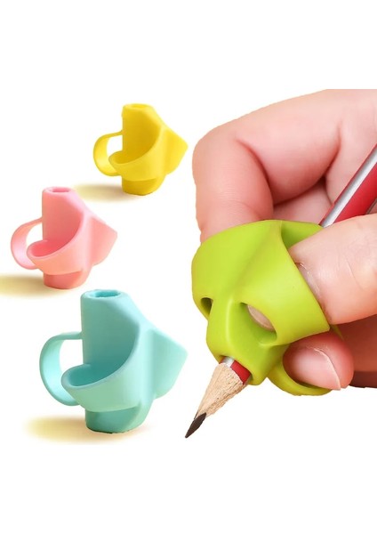 Yeşil Stil Ldren Yazma Kalem Pan Tutucu Çocuklar Öğrenme Uygulaması Silikon Kalem Yardımı Kavrama Duruş Düzeltme Cihazı Öğrenciler Için Yeni (Yurt Dışından) modelleri