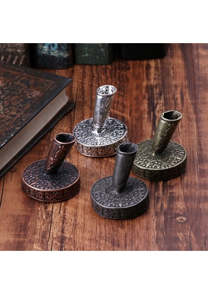 B Tarzı Tüy Quill Dip Peool Için Vintage Metal Yuvarlak Ekleme Kalemlik Ofis Malzemeleri Kırtasiye Öğrenci Hediye (Yurt Dışından) modelleri