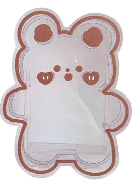 E Stili Masaüstü Temizle Karikatür Kalemlik Sevimli Hayvan Kırtasiye Depolama Tutucu Kutusu Ev Okul Ofis Yurdu Için Büyük Kapasiteli (Yurt Dışından)