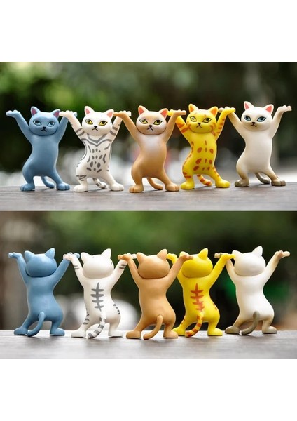 Turuncu Kedi Stili Komik Kedi Kalemlik Oyuncak Her Şeyi Tutun Kedi Kulaklık Braketi Ev Dekorasyonu Dans Eden Kedi Kalemlik Anime (Yurt Dışından) modelleri