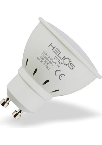 Helios Opto GU10 7W LED Ampül Beyaz Renk Hs 2034