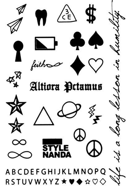 Style Nanda Geçici Dövme