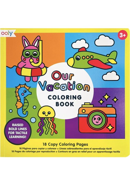 Ooly Boyama Kitabı - Our Vacation