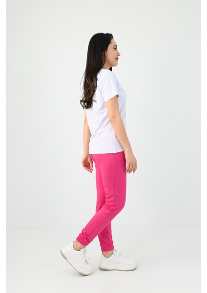 Kadın Kısa Kollu Baskılı Eşofman Takımı 3773-23 fiyatları