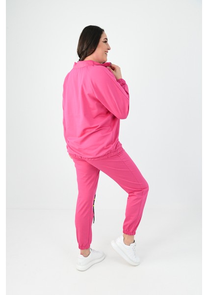 Kadın Büyük Beden Harmony Baskı Detaylı Eşofman Takımı 8079-24 fiyatları