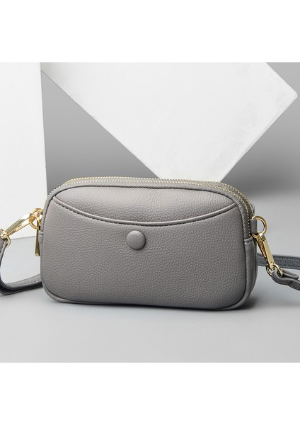 Yaz Yeni Cep Telefonu Çantası Bayanlar Yumuşak Deri Tek Omuz Messenger Mini Küçük Çanta (Yurt Dışından)