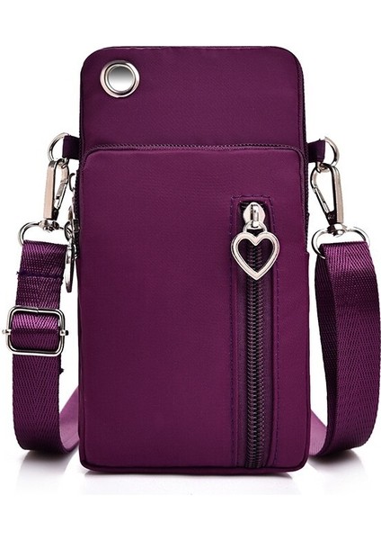 Anself Kadın Cep Telefonu Için Çapraz Çanta -Mor (Yurt Dışından)