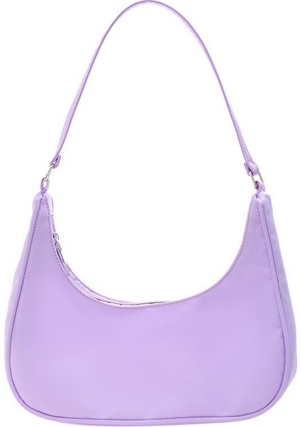 Hafif Küçük Omuz Çantası Koltuk Altı Çantası Düz Renk Omuzdan Askili Çanta (Yurt Dışından)