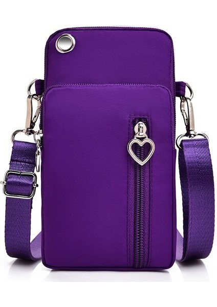 Anself Kadın Cep Telefonu Için Çapraz Çanta -Mor (Yurt Dışından)