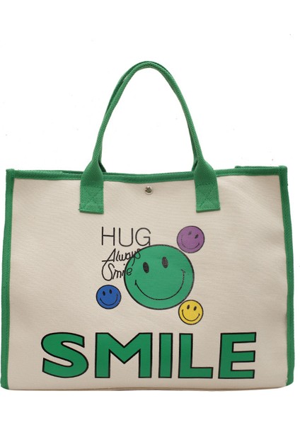 Yeni Çanta Gülen Yüz Karikatür Baskı Messenger Öğrenci Kanvas Çanta (Yurt Dışından) fiyatları