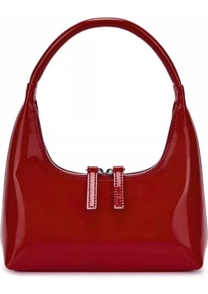 Nnak Kadın Modası Rugan Koltuk Altı Omuz Çantası (Yurt Dışından)