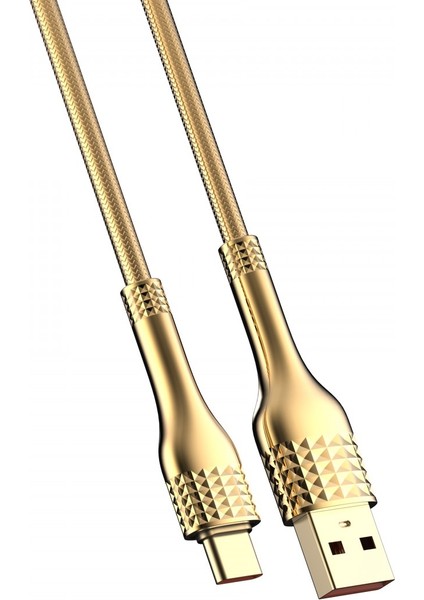 Ldnıo Hızlı Şarj Kablosu Type-C Gold LS651