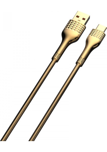 Ldnıo Hızlı Şarj Kablosu Type-C Gold LS651 modelleri