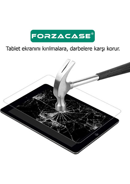 Samsung Galaxy Tab A9 8.7 Inch Anti Shock Silikon Kılıf + Temperli Kırılmaz Cam - FC014